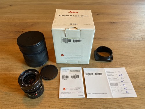 Leica 28mm elmarit 11804 box - m,
