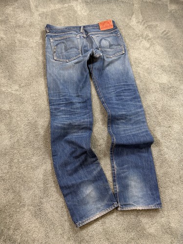 Evisu denim jeans made - , in