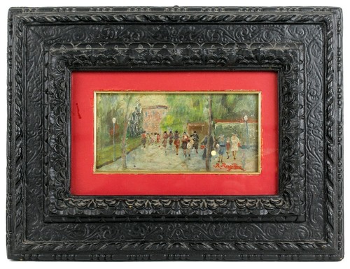 Dipinto olio tavoletta - dipinto,