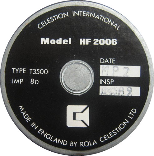 Replacement diaphragm tweeter - diaphragm,
