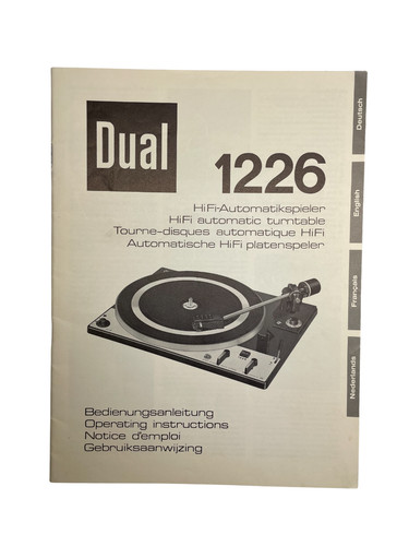 Vintage original dual 1226 - vintage,
