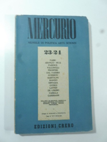 Mercurio mensile politica - mercurio.,