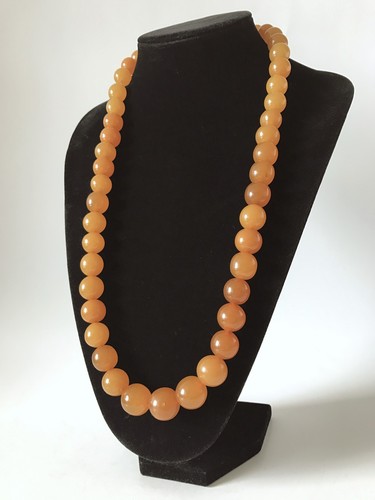 Collana vintage ambra - , rotonda