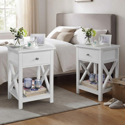 Set comodini bianchi - set,