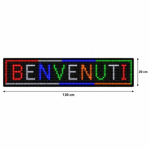 Insegna led programmabile - insegna,