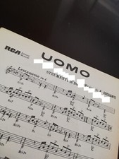 Claudio Baglioni Riccardo COCCIANTE 2 Spartiti UOMO QUESTO PICCOLO grande amore