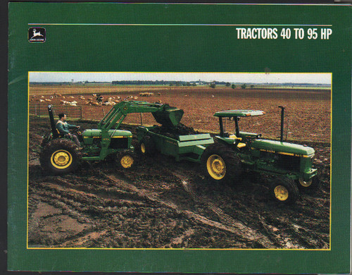 Foglietto brochure trattori