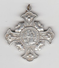 S. ANTONIO GROTTA DI MONTEPAOLO FORLI' MEDAGLIA CROCE 1913 (MM.36) #PL