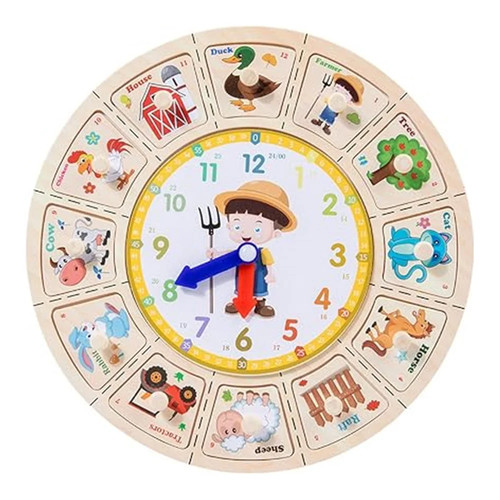 Orologio puzzle legno - puzzle, in