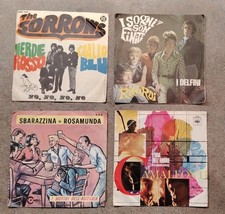 Lotto 4 Dischi 45 giri BEAT Italiano Anni 60 – Camaleonti, Delfini, Sorrows –...