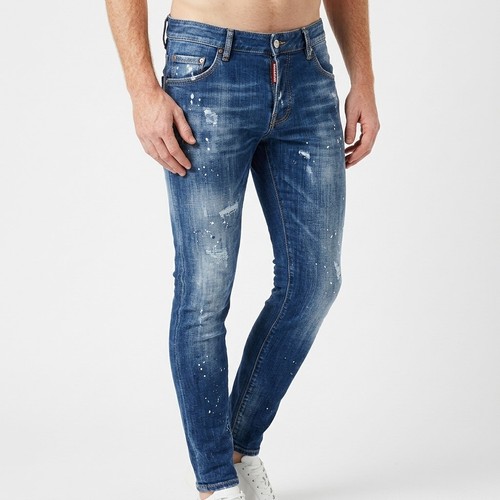 Jeans skinny blu uomo
