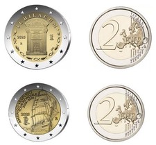 2 MONETE EURO ITALIA 2025 -