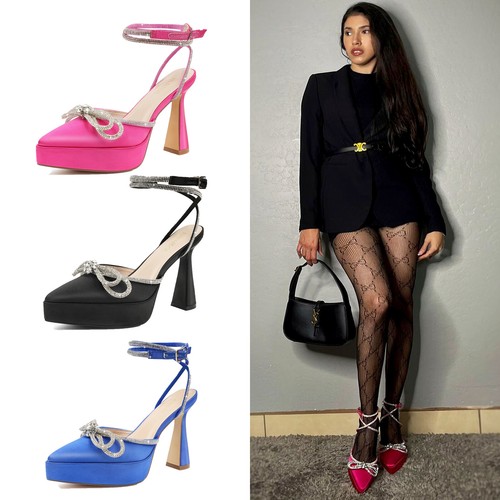 Sandali decolte donna strass