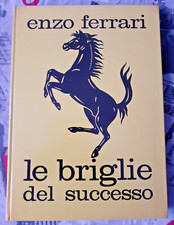 LIBRO BOOK ENZO FERRARI "LE BRIGLIE DEL SUCCESSO" 1970 COPERTINA RIGIDA