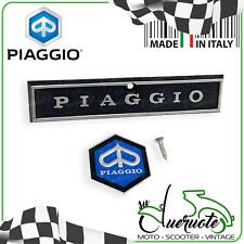 TARGHETTA ANTERIORE SCUDO STEMMA LOGO ESAGONO PIAGGIO PER VESPA PX 125 150 200