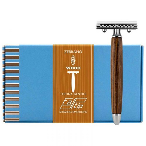 Fatip zebrano wood rasoio - zebrano,
