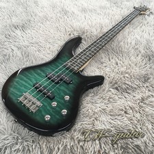 Verde GSR370-TRS basso elettrico 4 corde 24 tasti collo acero trapuntato impiallacciatura acero