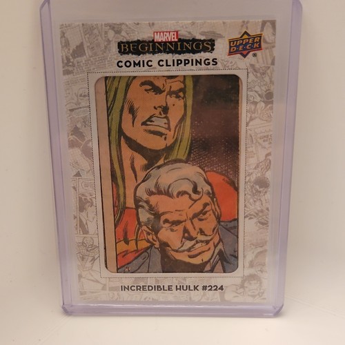 Upper deck marvel - upper, beginning