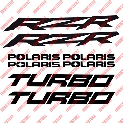 Polaris rzr turbo decalcomanie - polaris,