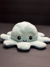 Peluche Polpo Reversibile Blu