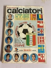 Album  Figurine Panini Completo Calciatori 1971/72 Originale