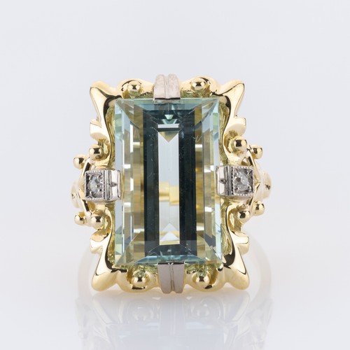 Anello oro giallo 585 - oro, con
