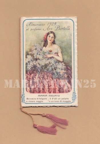 Almanacco 1929 profumo ars - 1929,