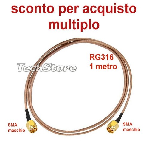 Cavo coassiale rg316 50ohm - cavo,