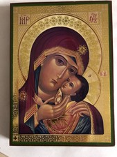 icona bizantina della Vergine