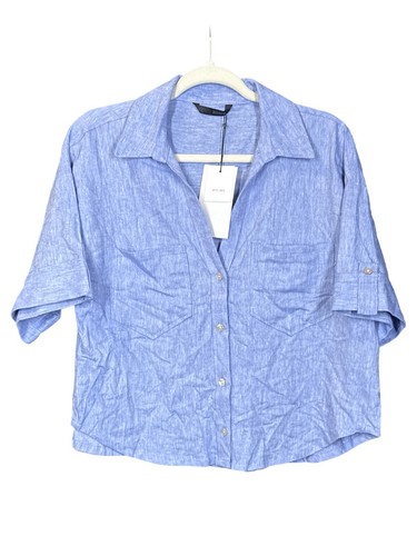 Camicia donna zara blu - camicia,