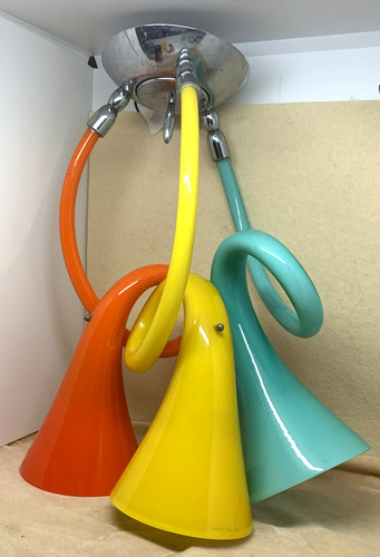 Lampadario murano majo - lampadario,