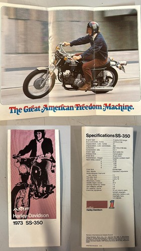 Opuscolo harley davidson 1973 - harley,