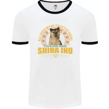 Un Shiba Inu Cane Uomo Ringer