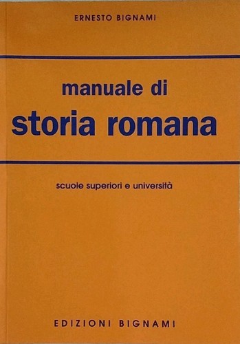 Manuale storia romana - romana,