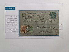 DESTINAZIONI RARE FRANCOBOLLO