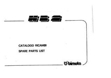 CATALOGO RICAMBI BIMOTA HB2