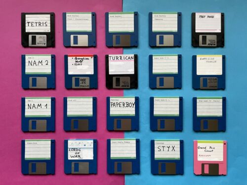 20x amiga 500 floppy - 500,