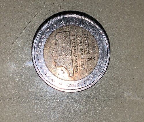 Moneta euro beatrix koningin - euro,