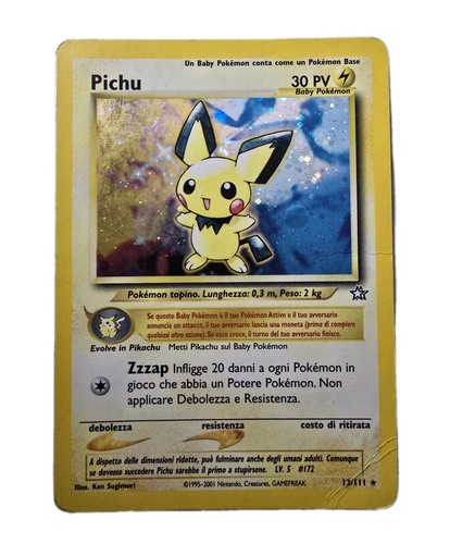 Pokemon pichu rara holo - pichu,