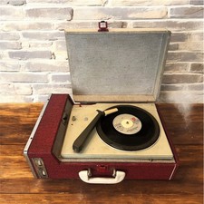 Fonovaligia Philips Giradischi Wilson Vintage Anni 60 Rossa Per Pezzi Ricambio