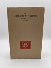 giambattista Vico & Opere Hardcover Book La Letteratura Italiana Volume 8 VG