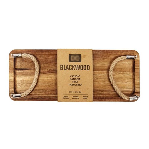 Vassoio legno con manici - legno,