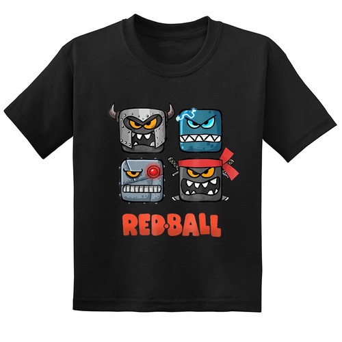 Shirt bambino red - ball, 4