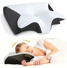 Cuscino Ortopedico Cervicale Professionale 100% Memory Foam Antiacaro Anatomico