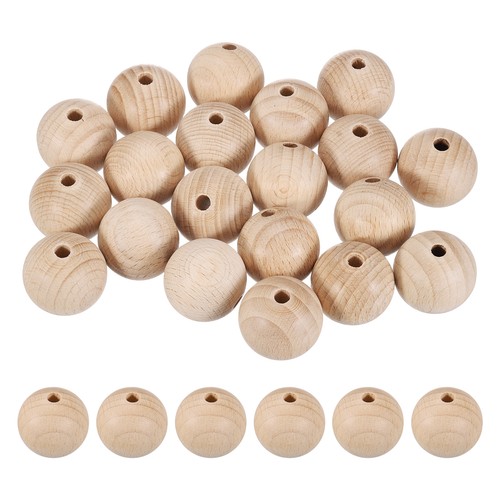 Perline legno naturali - perline,