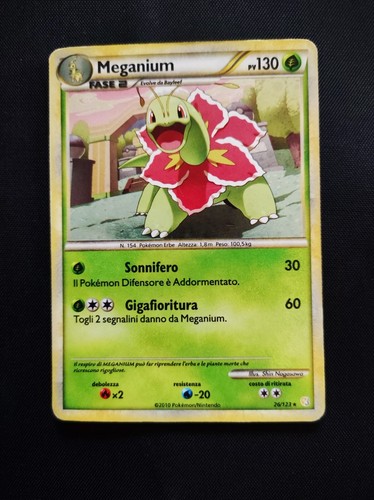 Carte pokemon meganium - carte,