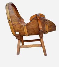 VINTAGE SEDIA POLTRONA LEGNO