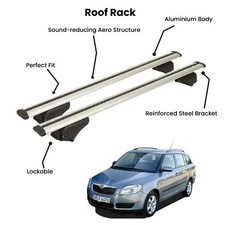 2 Pcs Silver Cross Bars for