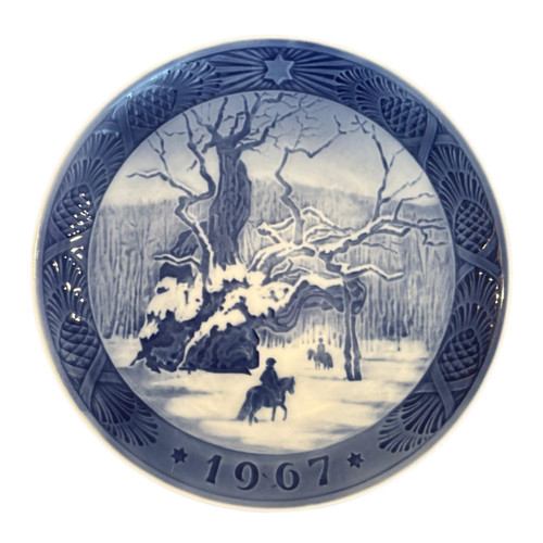 Piatto natale vintage - vintage, royal
