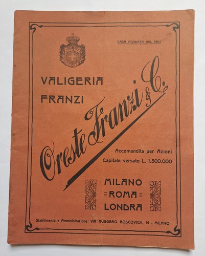Valigeria oreste franzi - franzi, milano